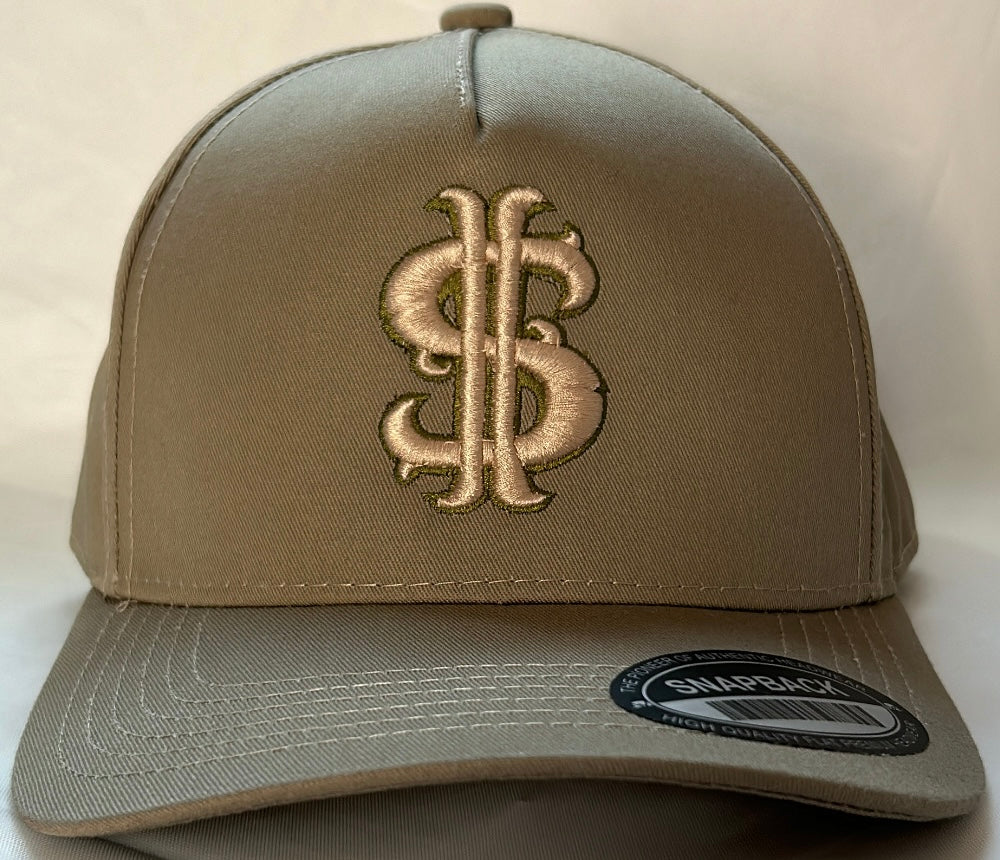 EMBROIDERED DOUBLE $ SNAPBACKS