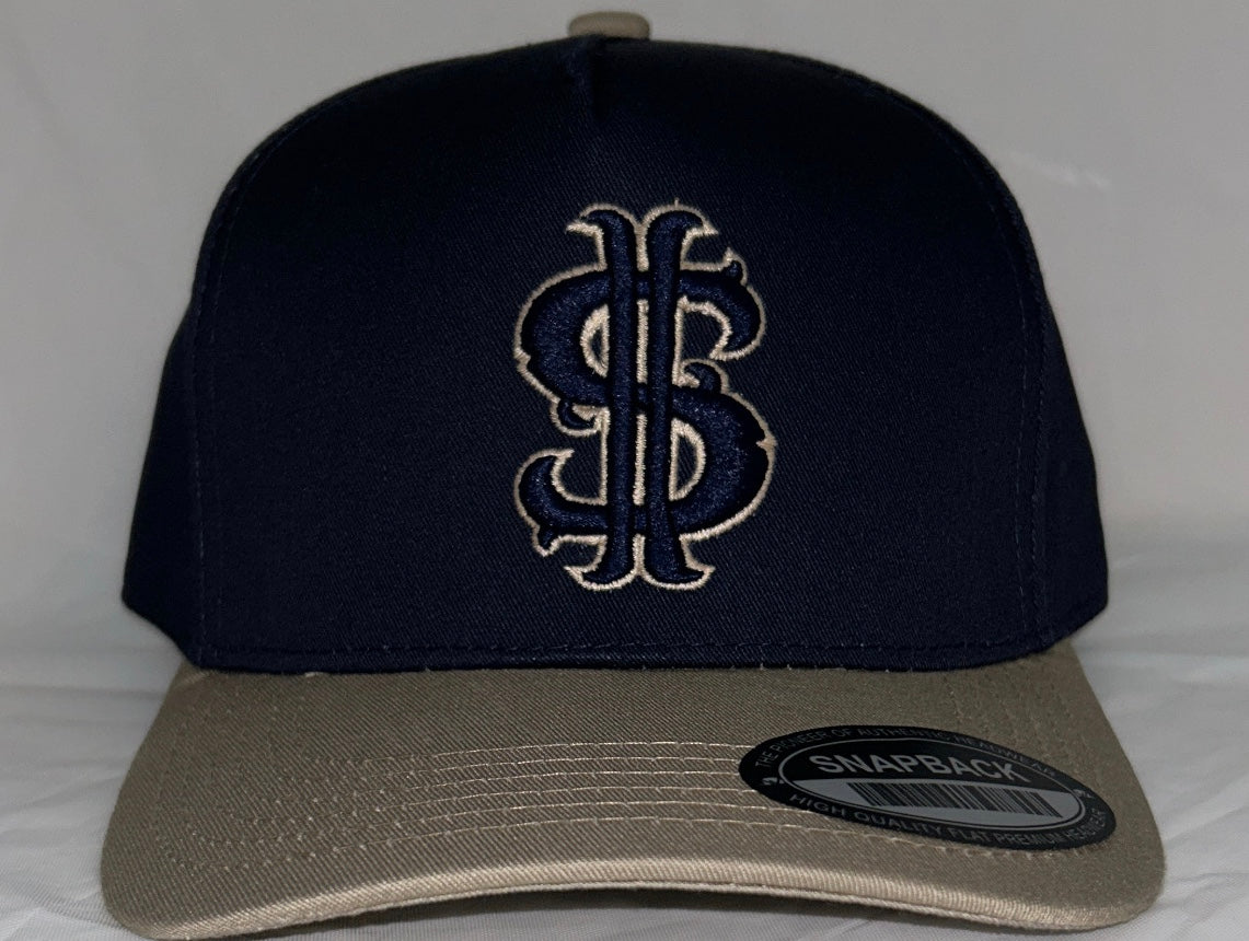 EMBROIDERED DOUBLE $ SNAPBACKS